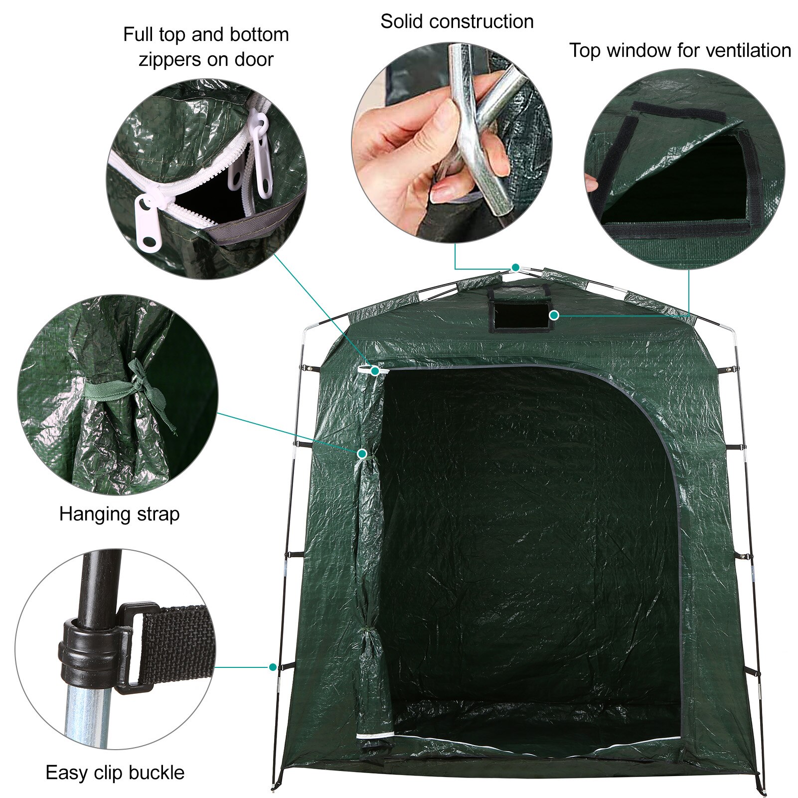 Cheap Goat Tents Waterproof Mountain Bike Tent Outdoor Bicycle Storage Shed Bike Tent Space Saving Bicycle Garden Pool Storage Cover Shelter Tents 